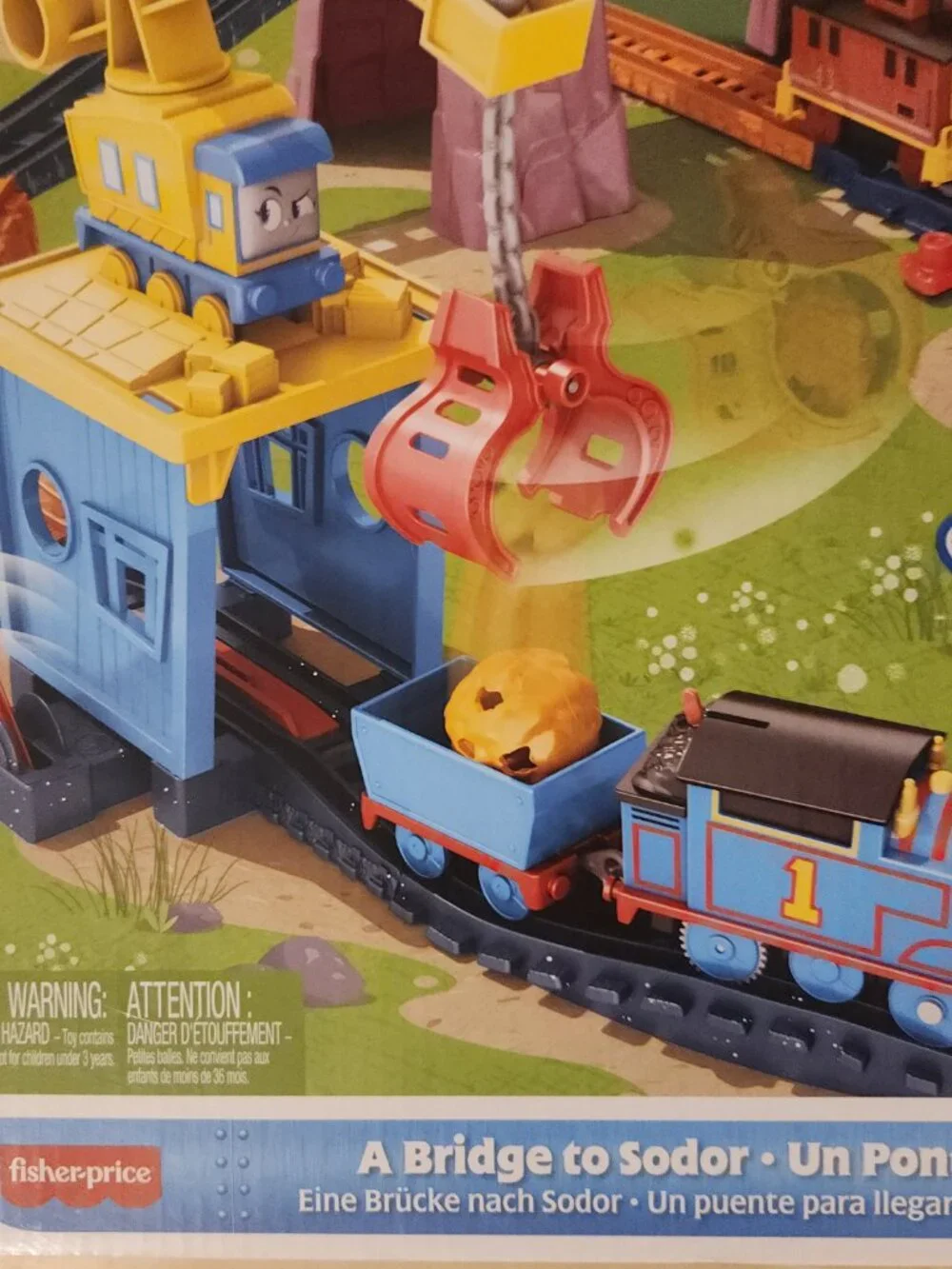 Thomas & Friends A Bridge to Sodor Motorized Toy Train & Track Set, 33 Pieces